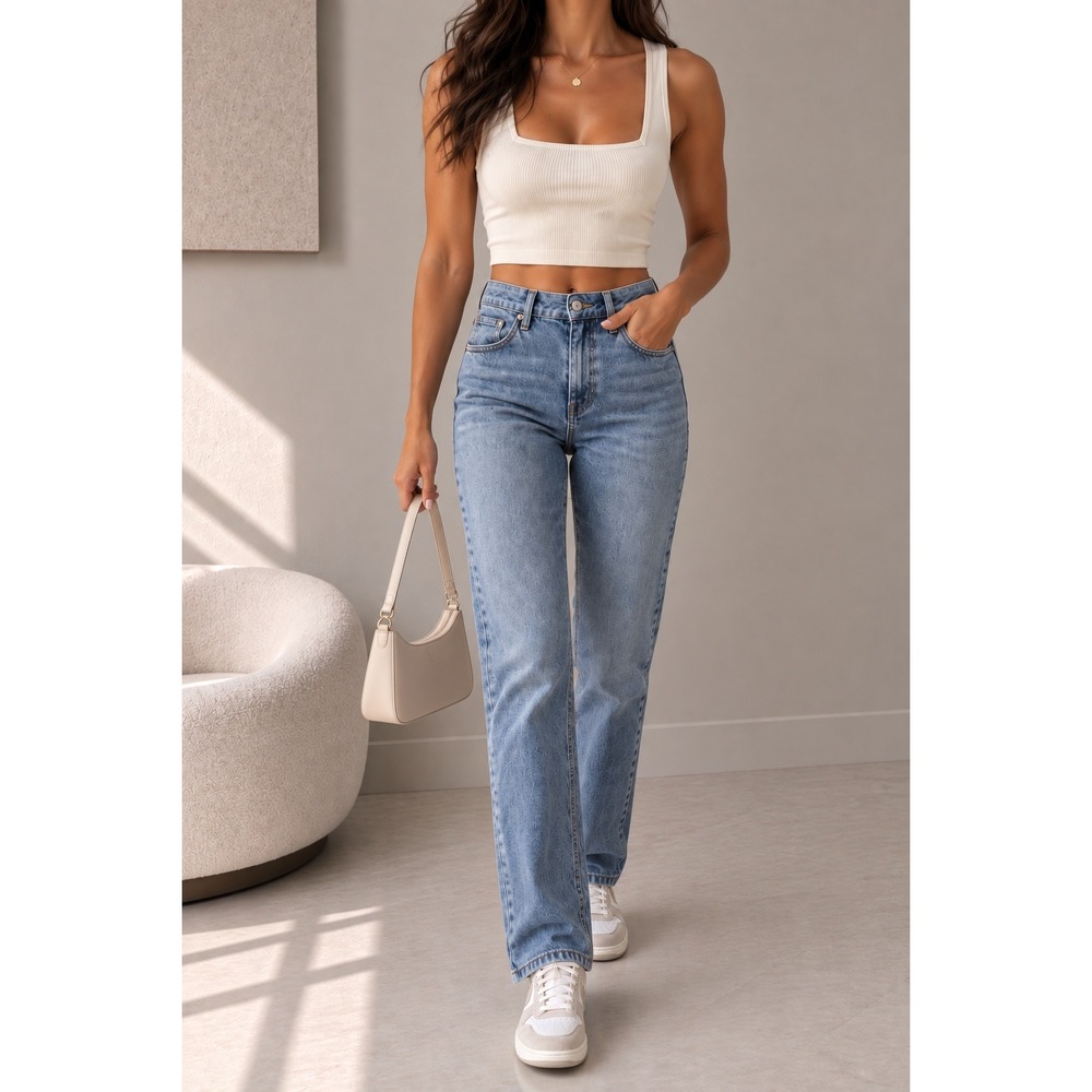 SHEIN | Crop Tank Top | Off White Cream | Size XSmall